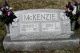 Gravestone of Leonard Clarence McKenzie (b. 1893) and Edna Smith (b. 1898)