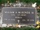 Gravestone of William A McKenzie, Sr. (b. 1930)