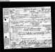 Death Certificate of Carrie Cain (b. 1872)