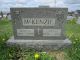 Gravestone of Edward Francis McKenzie (b. 1886) and Amelia Bischof