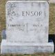 Gravestone of Edmund H. Ensor and Amy Victoria McKenzie (b. 1884)