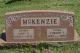 Gravestone of Edward J. McKenzie (b. 1887) and Mary Freal