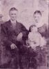 Photo of Ernest Floyd Crowe (b. 1857) wife, Margaret Agatha McKenzie (b. 1860) and Elbridge Crowe